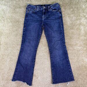 True Religion Womens Becca Mid Rise Bootcut Jeans Size 29 Cropped 30x25 E962